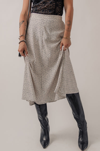 A-Speckle Midi Skirt