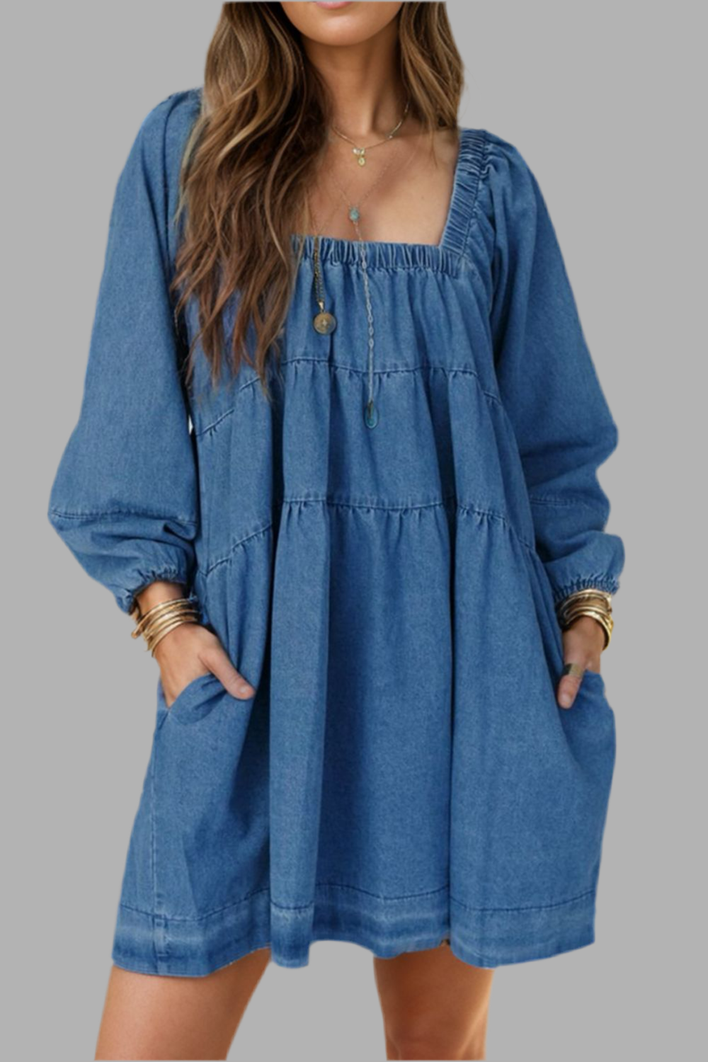 Daisy Denim Dress