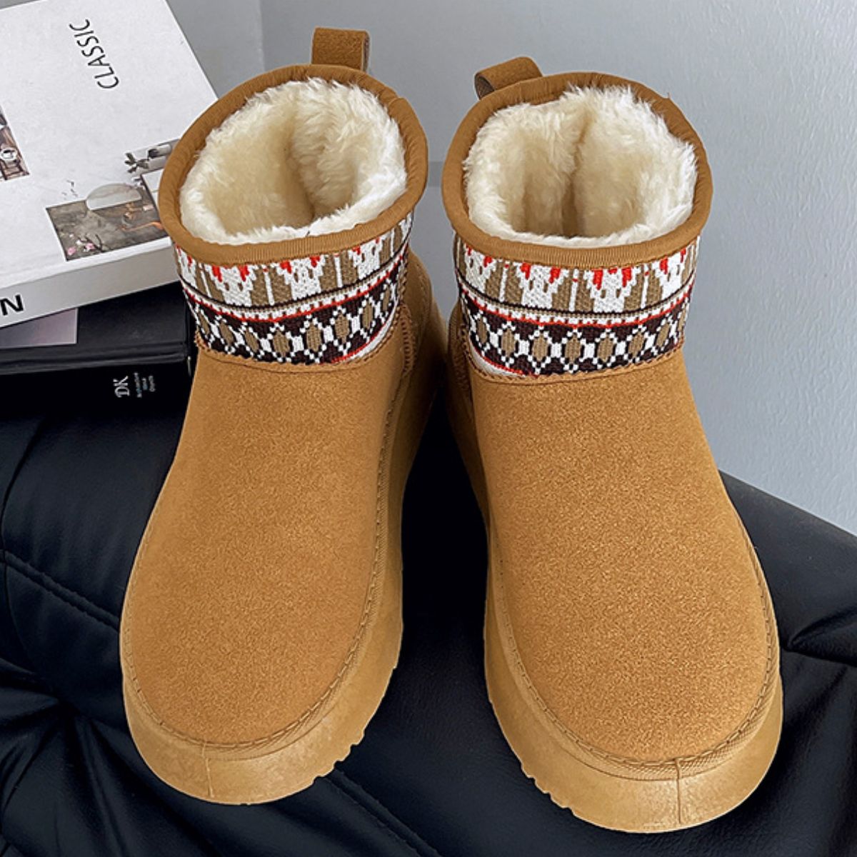 Thermal Suede Boots