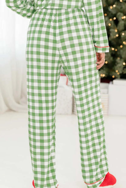 Christmas Plaid Lounge Set