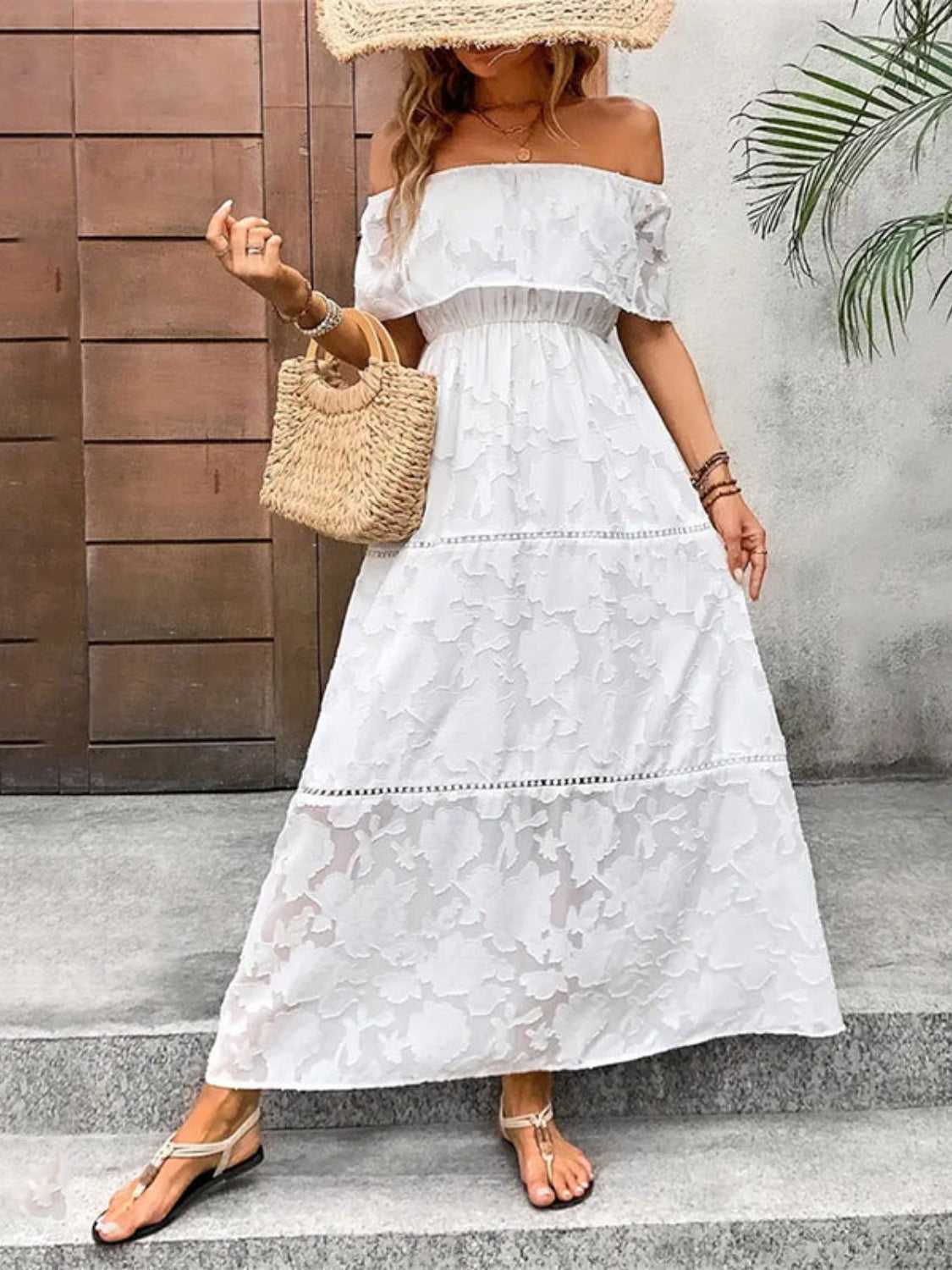 Vineyard Off the Shoulder Dress