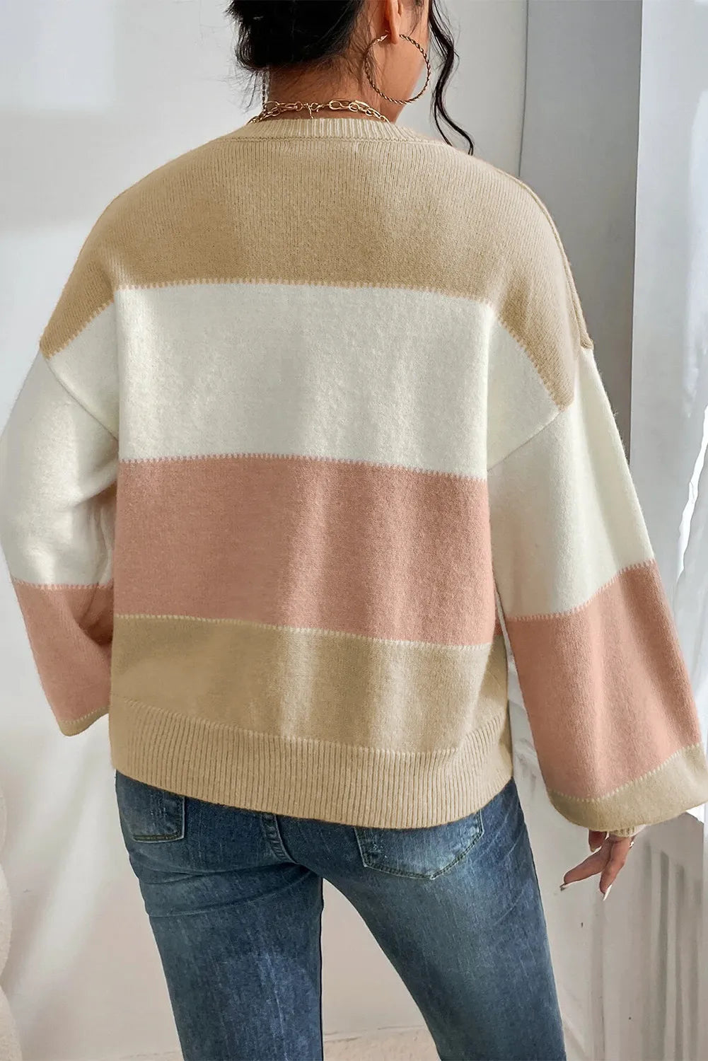 Khaki Lantern Sweater