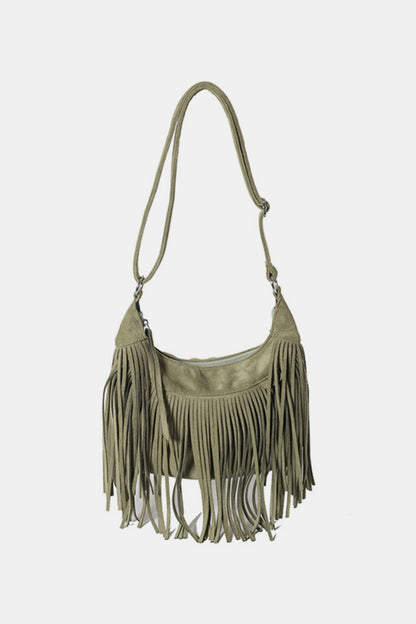 Hippie Suede Fringe Bag