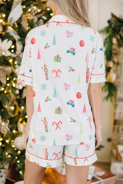 Christmas Fun Pajama Short Set