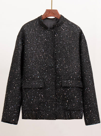 Netty's Sequin Black Jacket