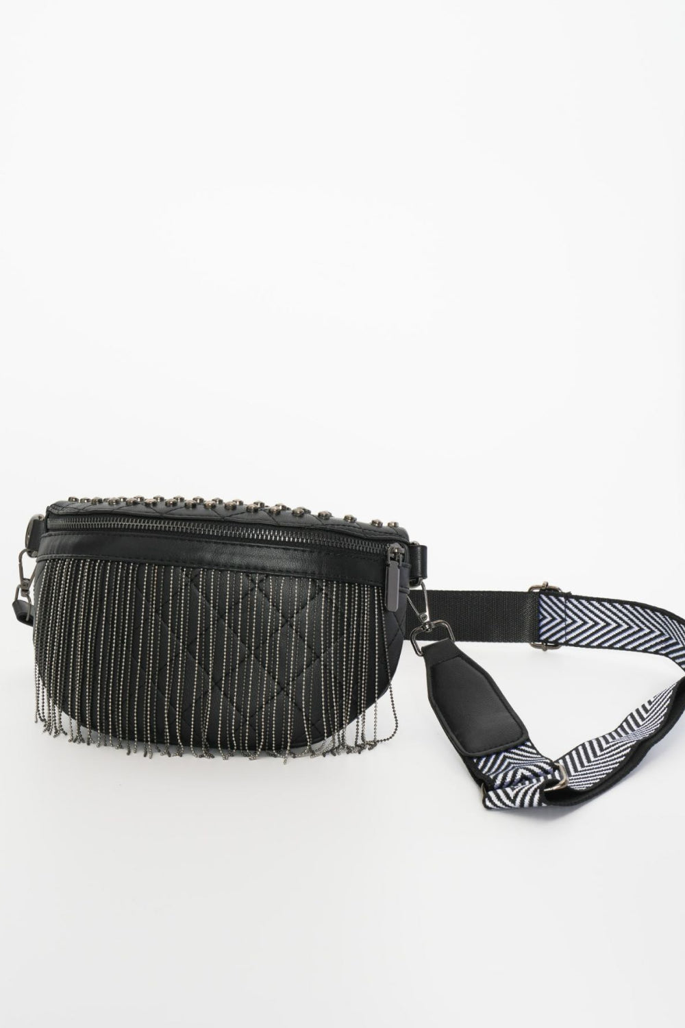 Studded Fringe Bag