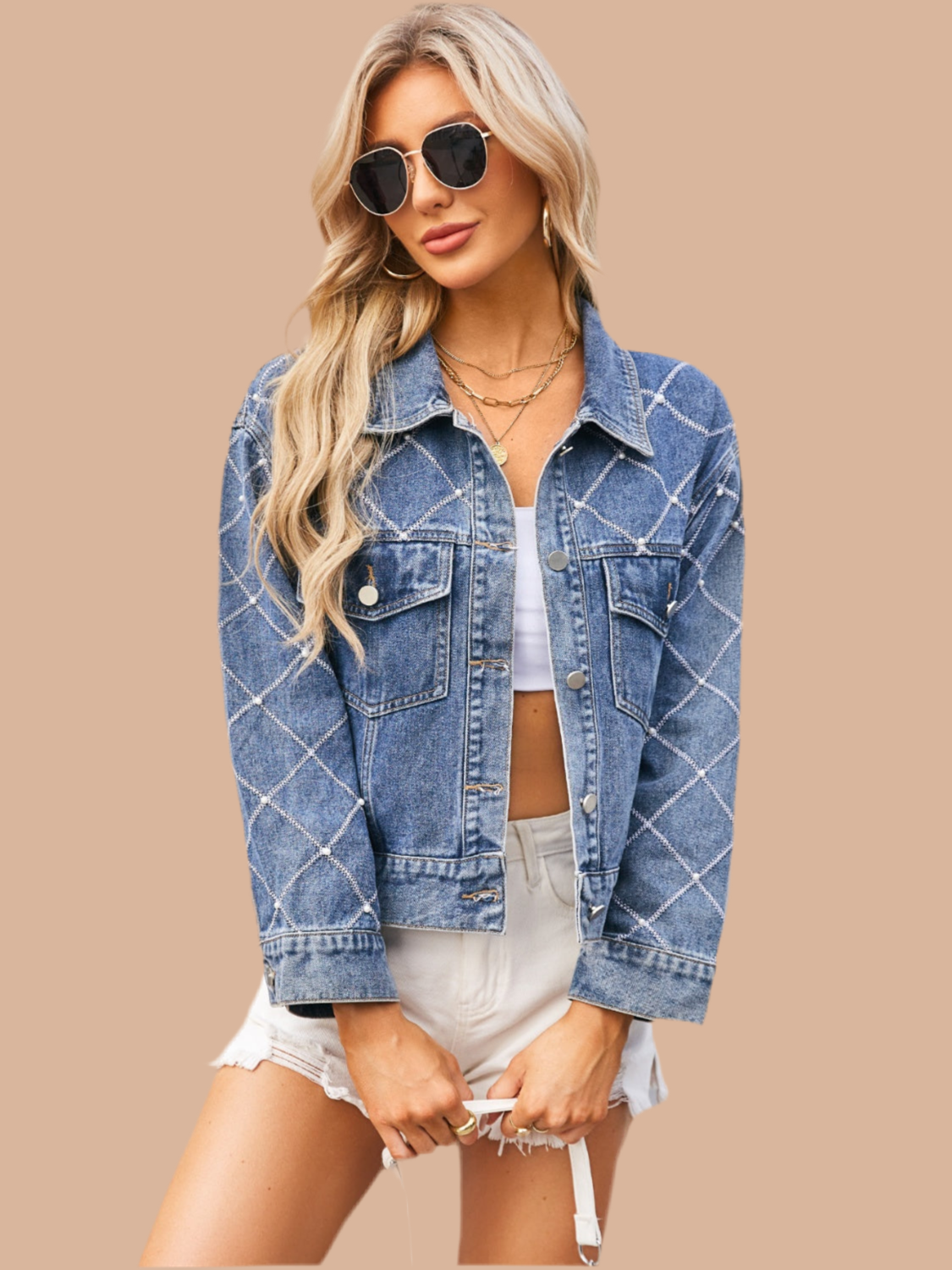 Pearl Denim Jacket