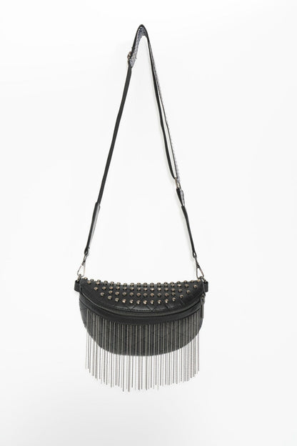 Studded Fringe Bag