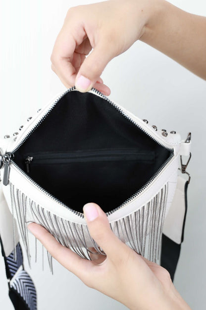 Studded Fringe Bag