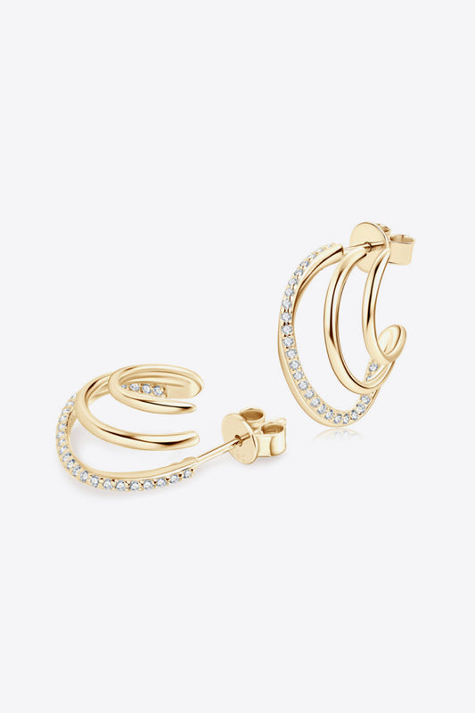 Triple C-Hoop Earrings