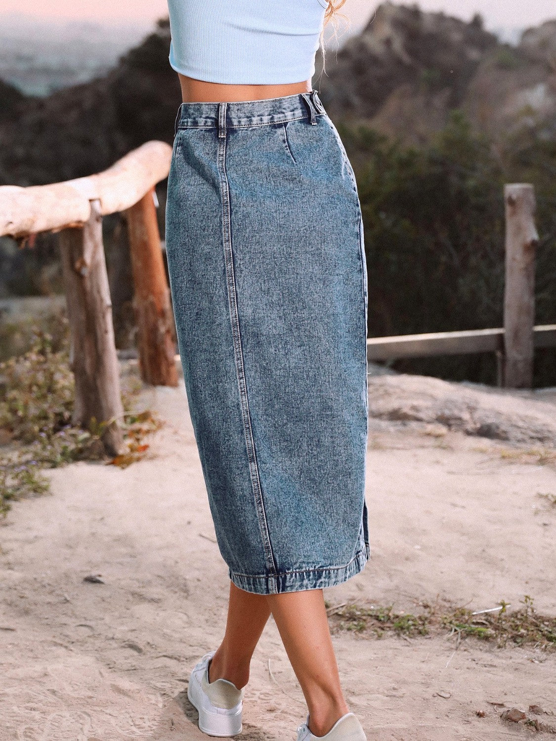 Demi Denim Skirt