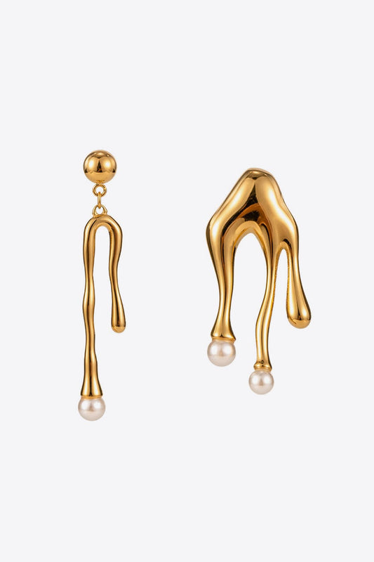 Dripping Gold Earrings