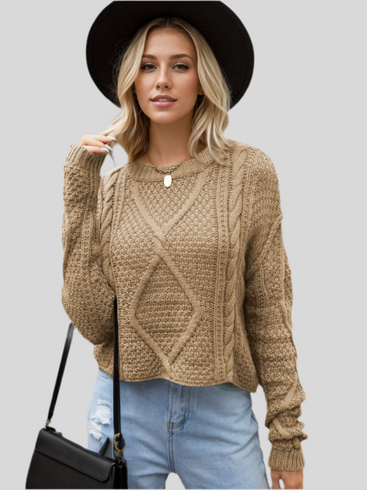 Diamond Knit Sweater