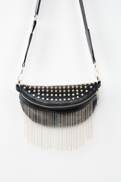 Studded Fringe Bag