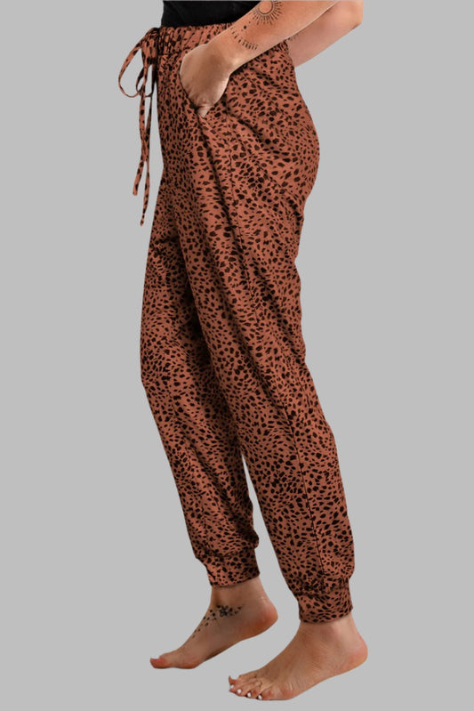 Leopard Joggered Pants