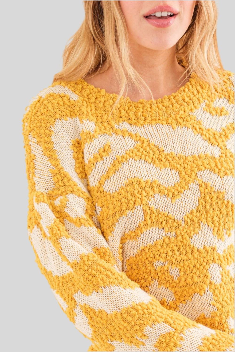 Yellow in the Clouds Sweater