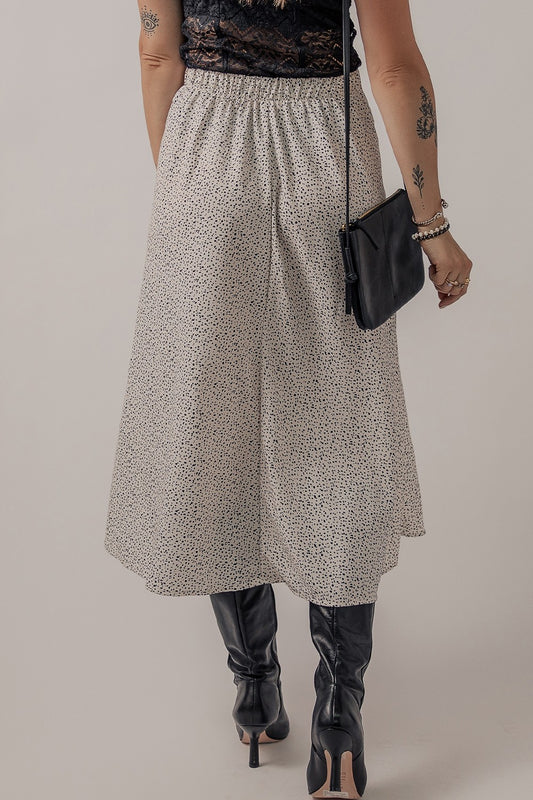 A-Speckle Midi Skirt