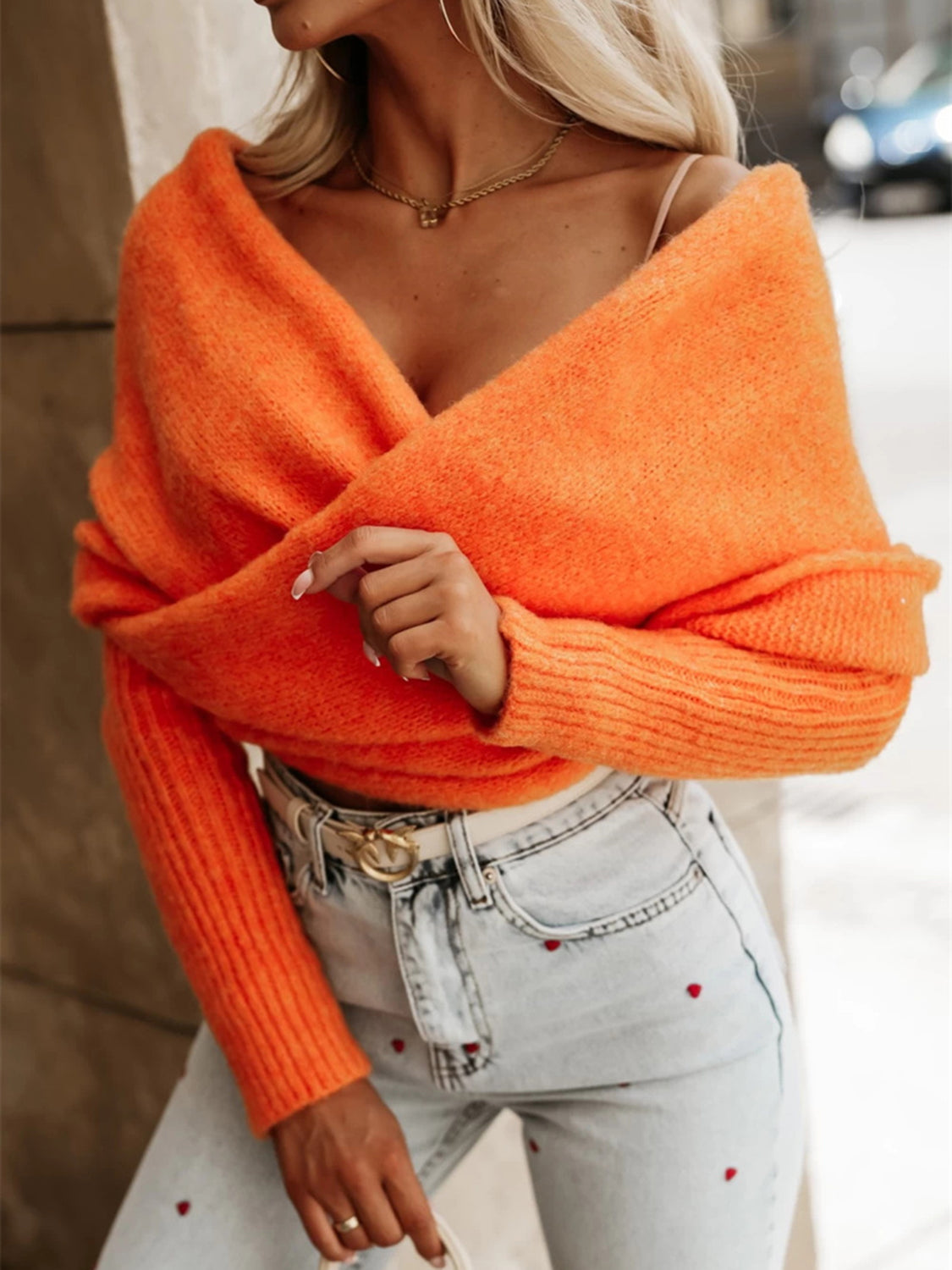 Cropped Knit Top