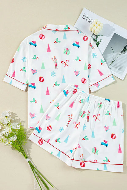 Christmas Fun Pajama Short Set