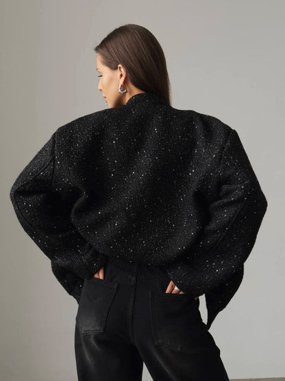 Netty's Sequin Black Jacket