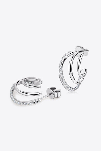 Triple C-Hoop Earrings