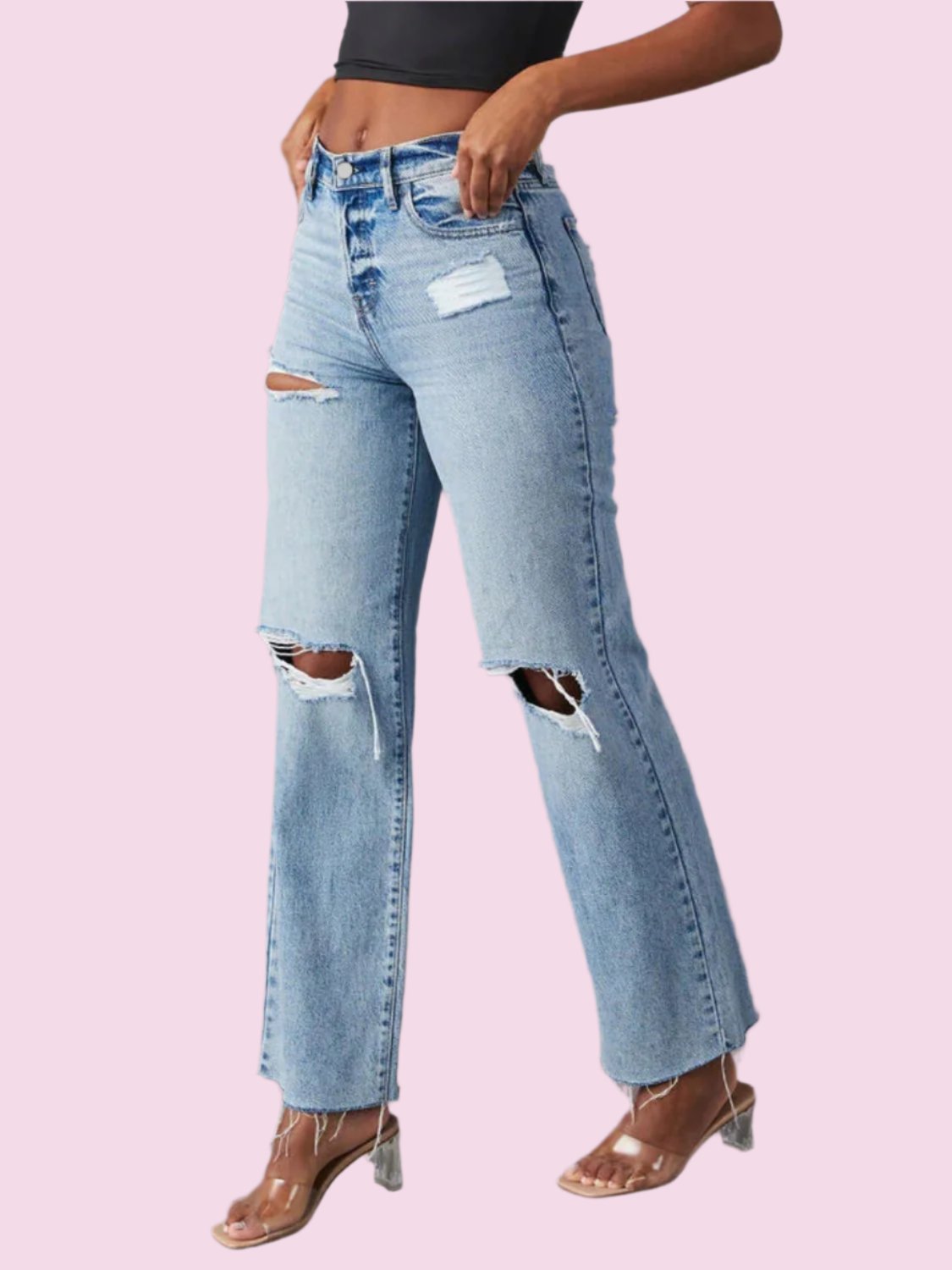 Distressed Saint Jeans