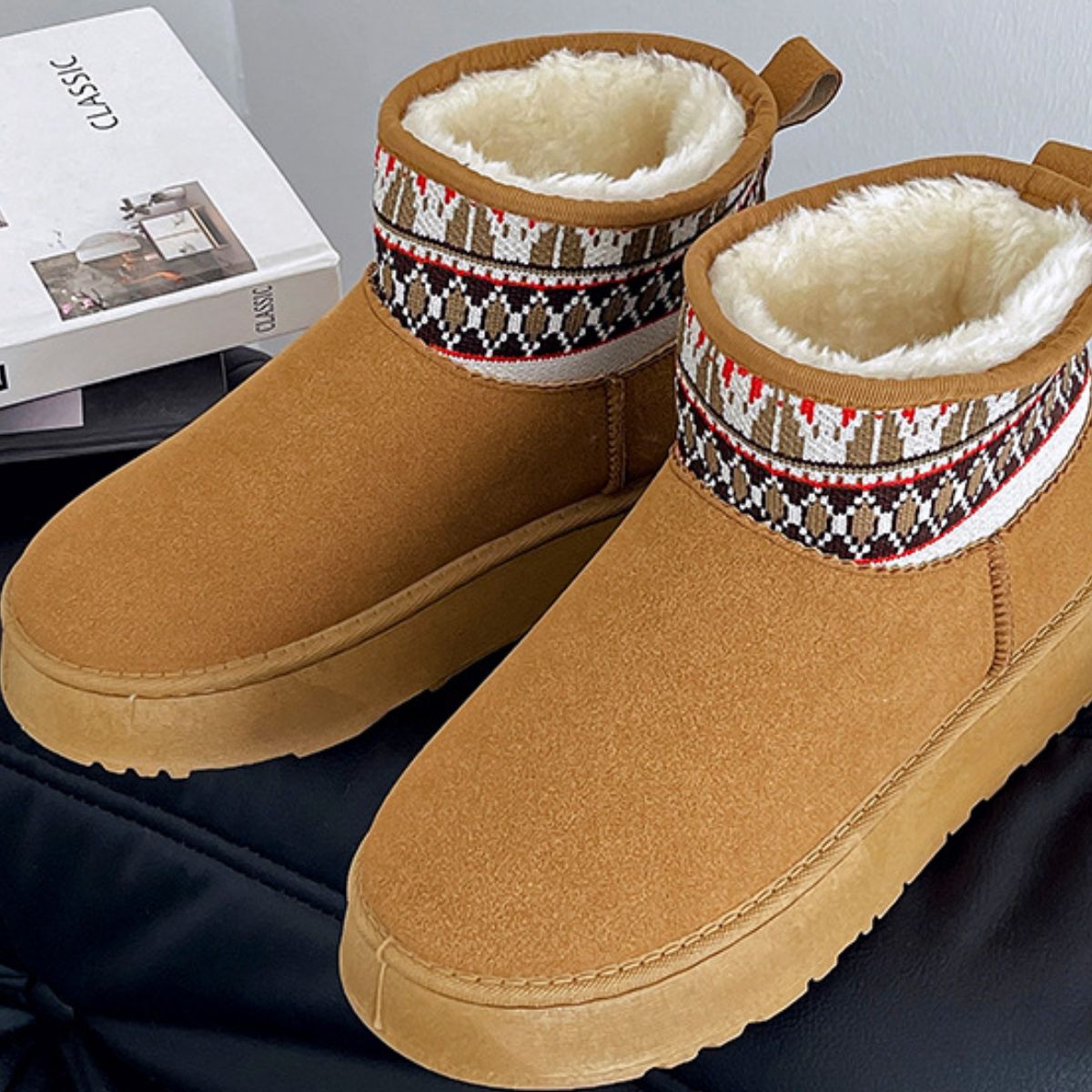 Thermal Suede Boots