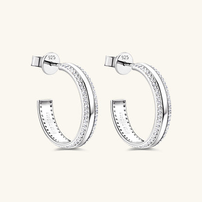 C-Hoop Earrings