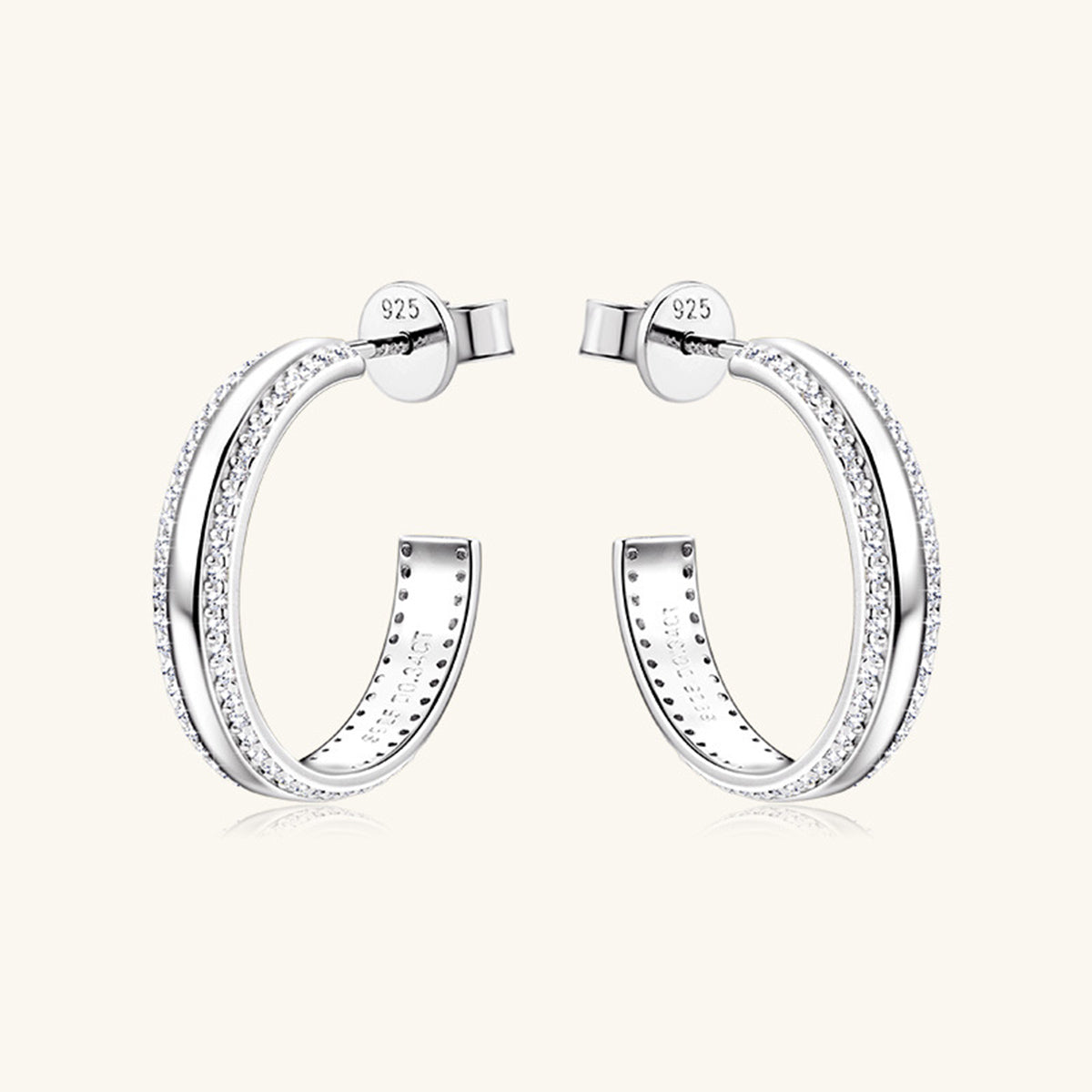 C-Hoop Earrings