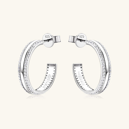 C-Hoop Earrings