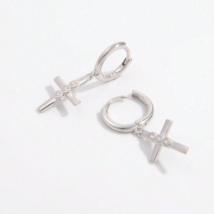 Elegant Cross Earrings