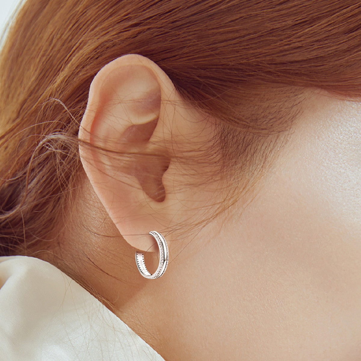 C-Hoop Earrings