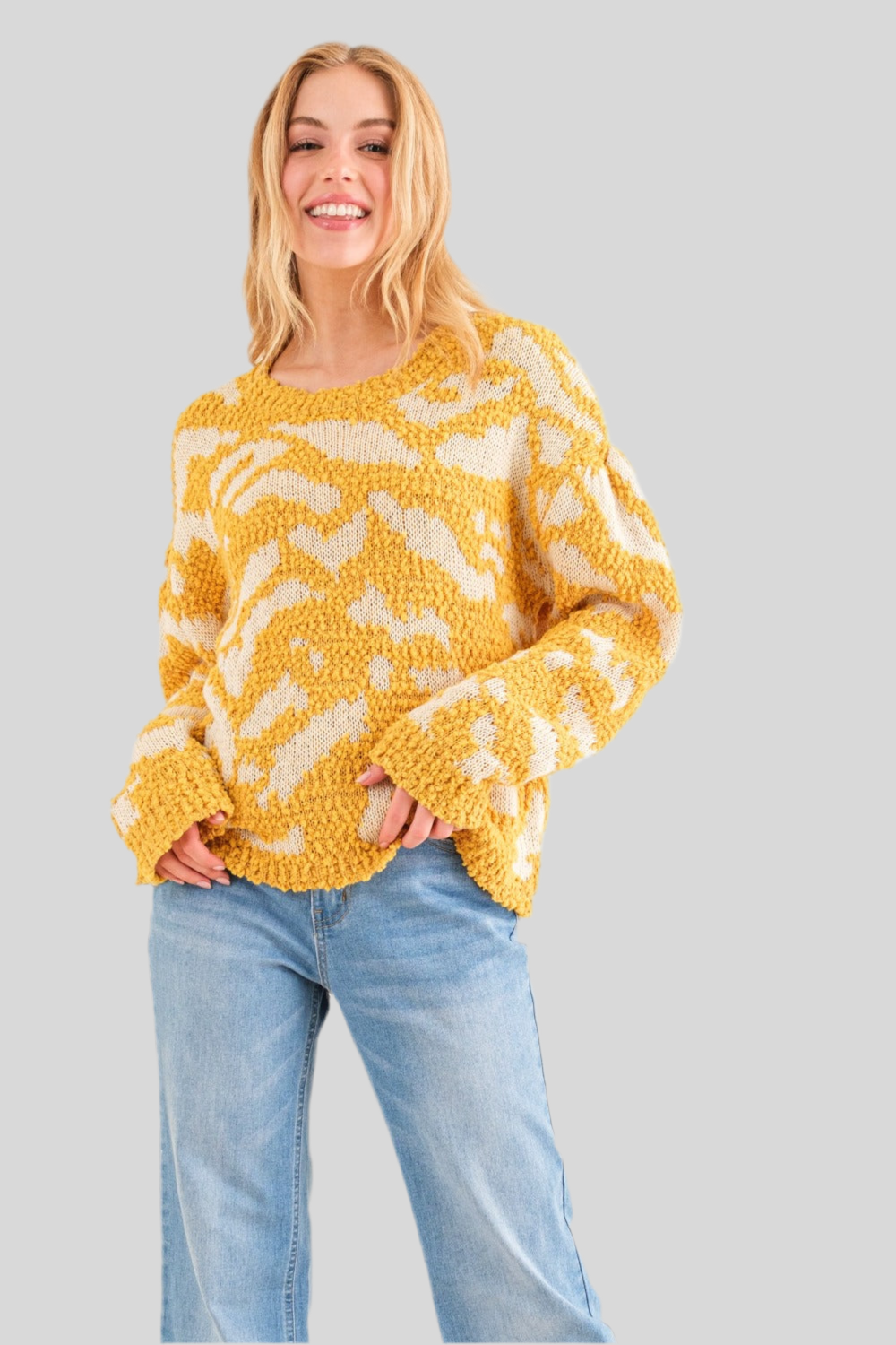 Yellow in the Clouds Sweater