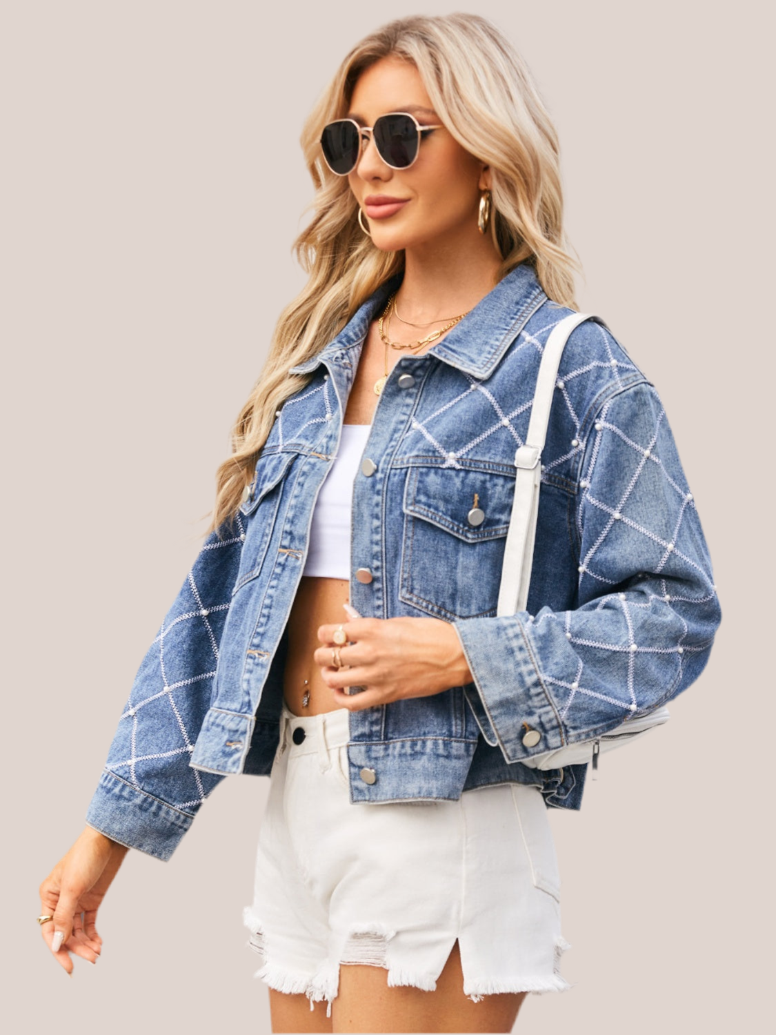 Pearl Denim Jacket