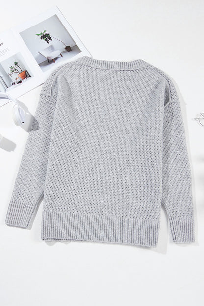 Fall of Love Dropped Shoulder Sweater