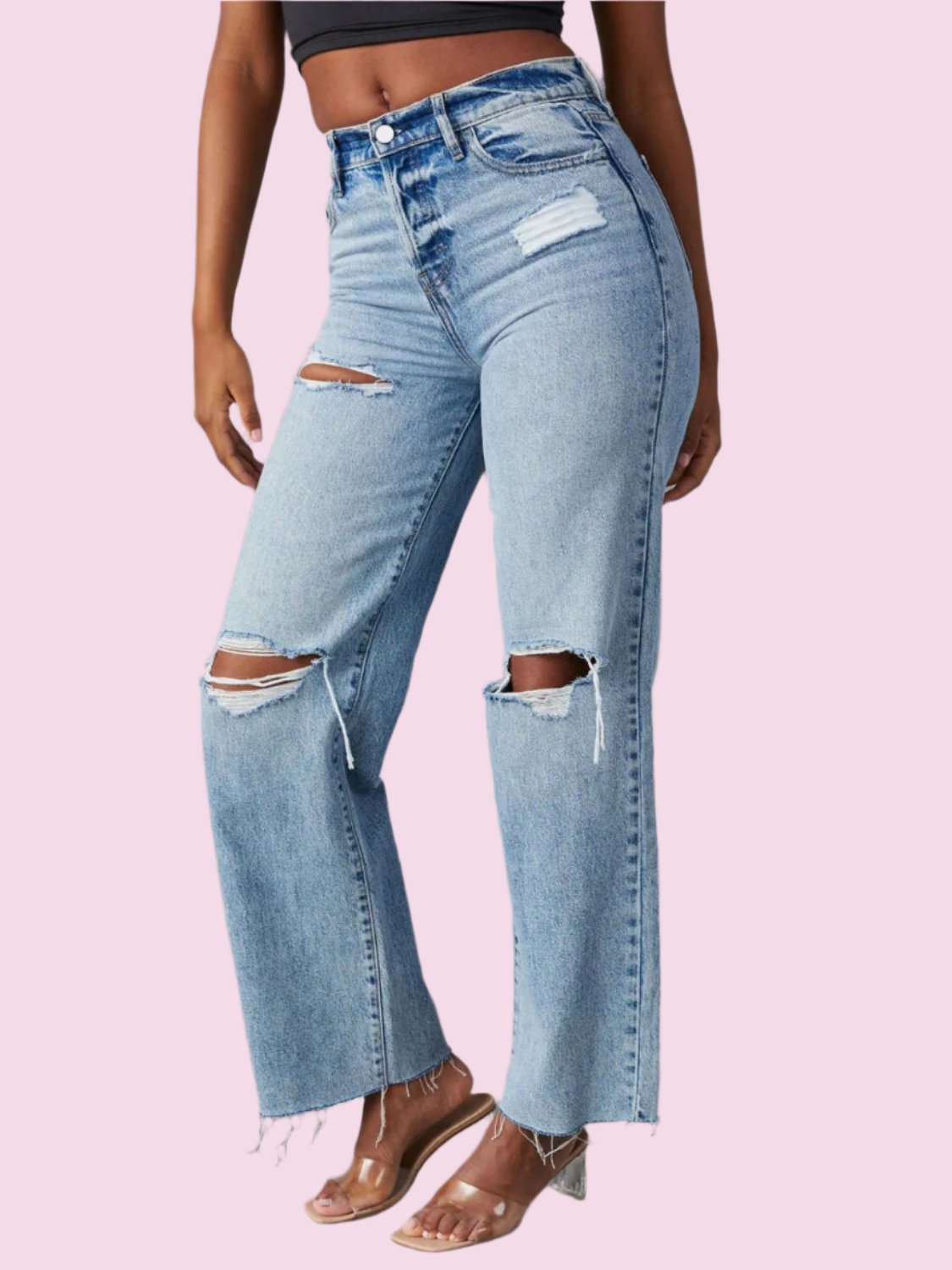 Distressed Saint Jeans