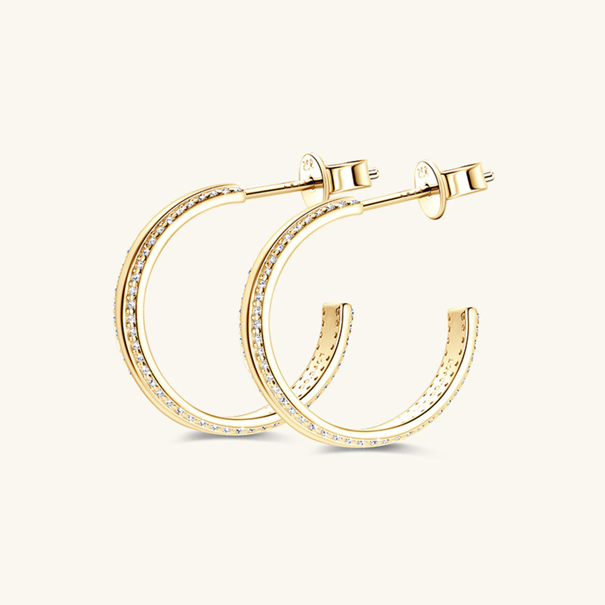 C-Hoop Earrings