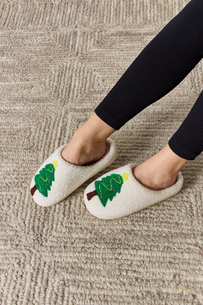 Christmas Tree Slippers