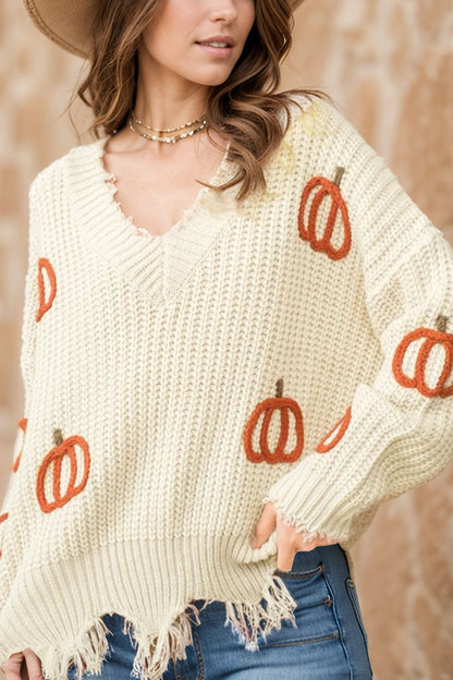 Pumpkin Batch Sweater