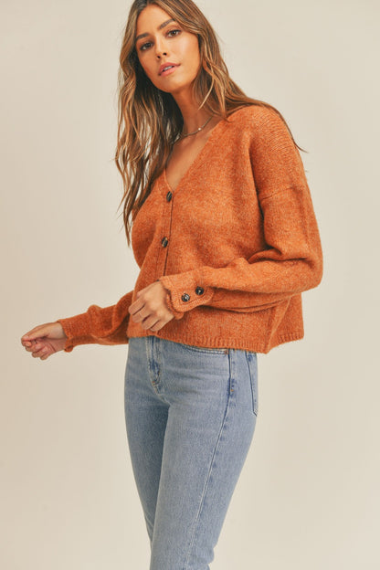 Cozy Button-Up Knit Cardigan