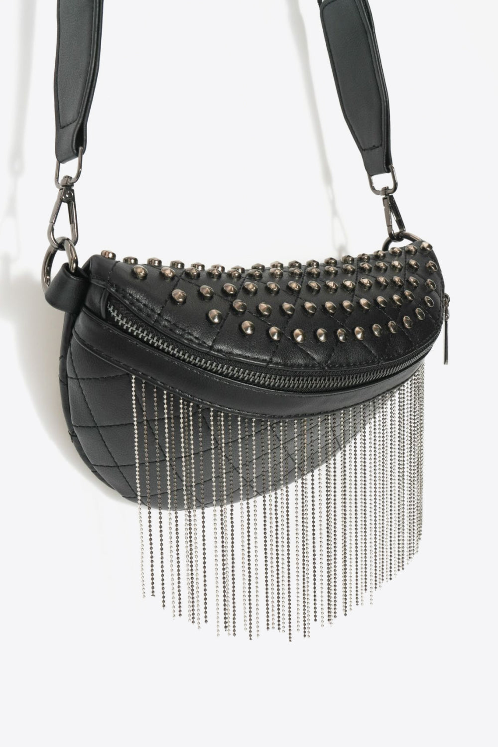 Studded Fringe Bag