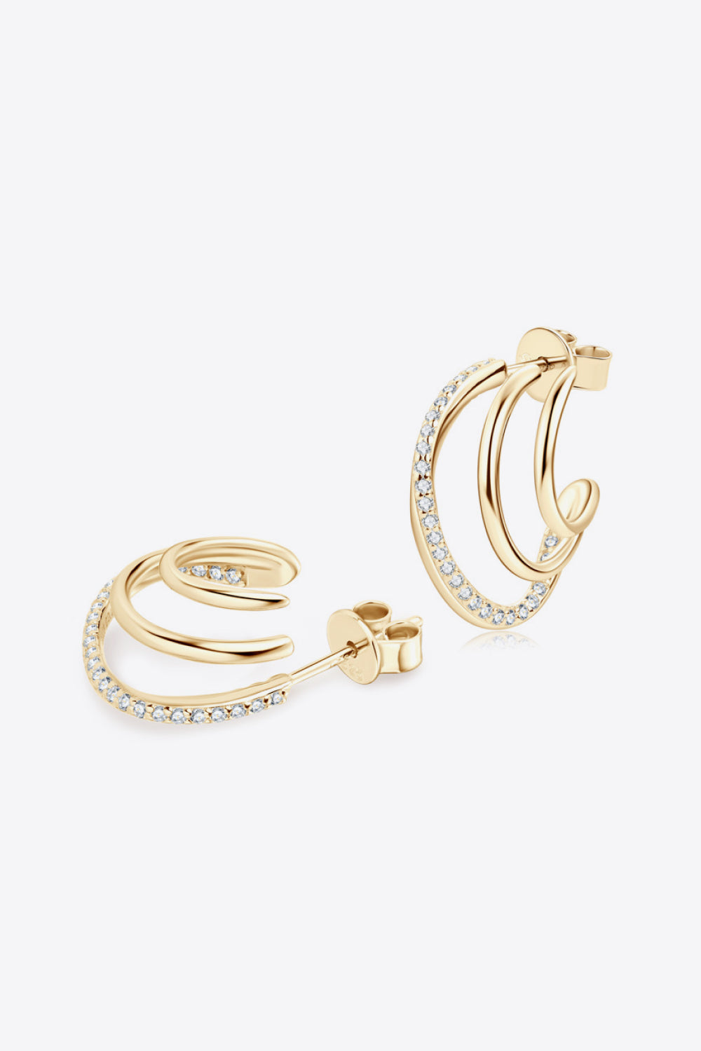 Triple C-Hoop Earrings