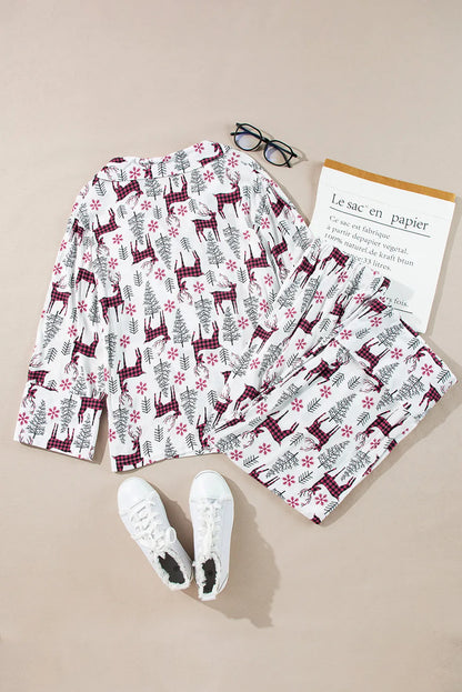 Buffalo Print Deer PJ's