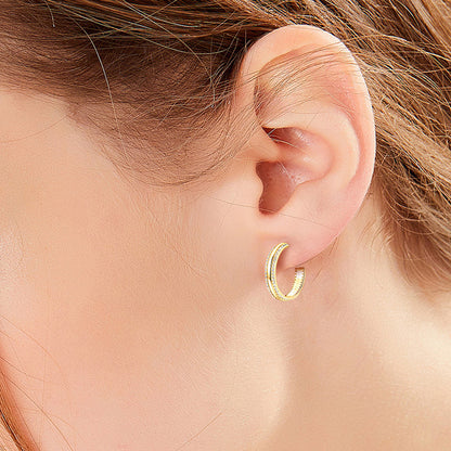 C-Hoop Earrings