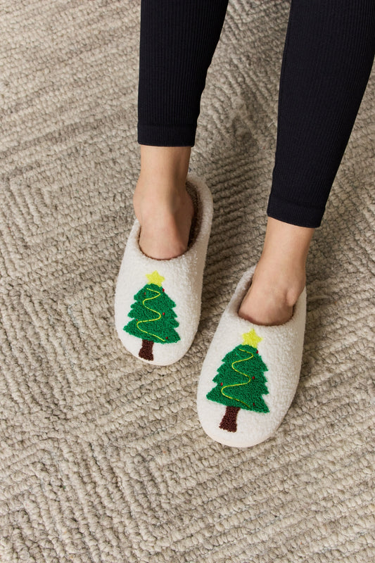 Christmas Tree Slippers