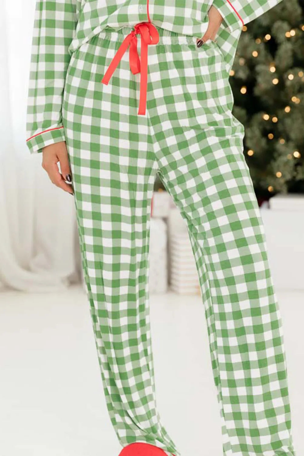 Christmas Plaid Lounge Set