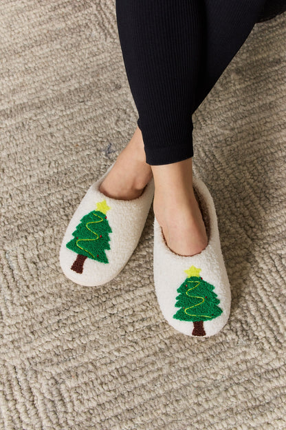 Christmas Tree Slippers