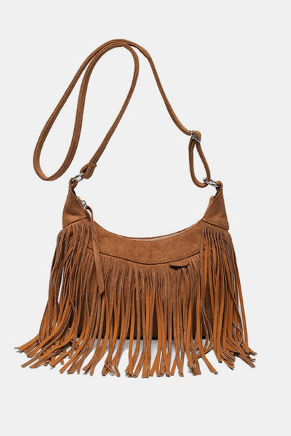 Hippie Suede Fringe Bag