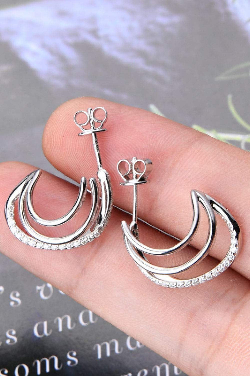 Triple C-Hoop Earrings